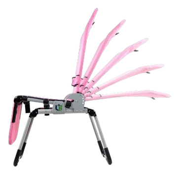 Backrest adjustment shown in several positions in the Light catalogue.